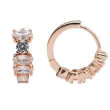 Load image into Gallery viewer, Petite Radiant Huggie Hoops