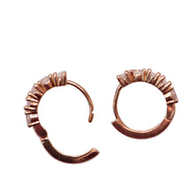 Load image into Gallery viewer, Petite Radiant Huggie Hoops