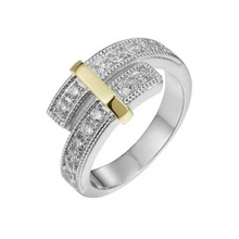 Load image into Gallery viewer, Cascading Diamond CZ Ring