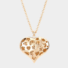 Load image into Gallery viewer, All My Love Large CZ Heart Necklace
