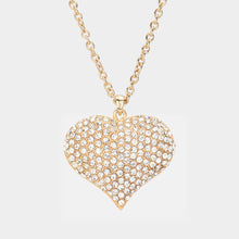 Load image into Gallery viewer, All My Love Large CZ Heart Necklace