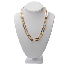 Load image into Gallery viewer, Large Paperclip Toggle Necklace