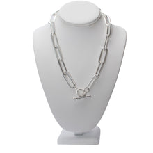 Load image into Gallery viewer, Large Paperclip Toggle Necklace