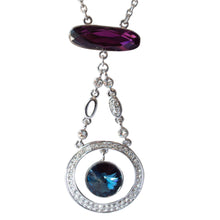 Load image into Gallery viewer, Mystic Circle Swarovski Crystal Necklace