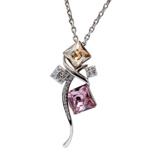 Load image into Gallery viewer, Twisted Melody Swarovski Crystal Necklace