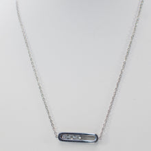 Load image into Gallery viewer, Roll With It Stainless Steel CZ Necklace