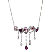 Load image into Gallery viewer, Scripted Symphony Swarovski Crystal Necklace