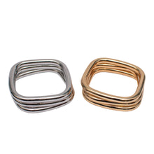 Load image into Gallery viewer, Square Bangle Trio Bracelets