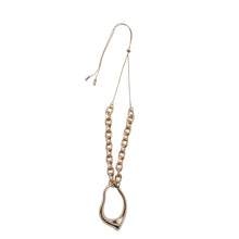 Load image into Gallery viewer, The Hollow Drop Long Adjustable Necklace