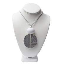 Load image into Gallery viewer, Silver Divide Adjustable Long Necklace