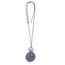 Load image into Gallery viewer, Silver Divide Adjustable Long Necklace