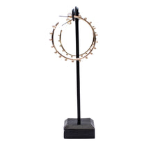 Load image into Gallery viewer, Golden Orbit Hoop Earrings