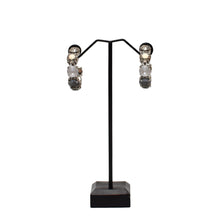 Load image into Gallery viewer, Luxury Harmony Multi-Tone Swarovski Crystal Hoop Earrings