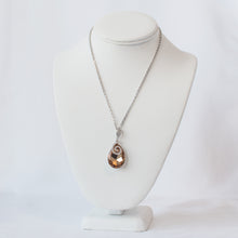 Load image into Gallery viewer, Sunfire Spiral Swarovski Crystal Necklace