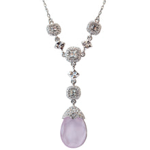Load image into Gallery viewer, Glimmer Drop Swarovski Crystal Necklace
