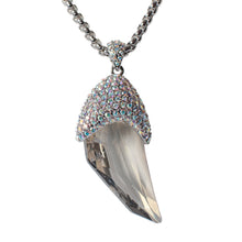 Load image into Gallery viewer, Smokey Aurora Swarovski Crystal Necklace