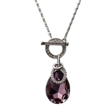 Load image into Gallery viewer, Majestic Halo Swarovski Crystal Necklace
