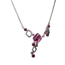 Load image into Gallery viewer, Scattered Pink Dreams Swarovski Crystal Necklace