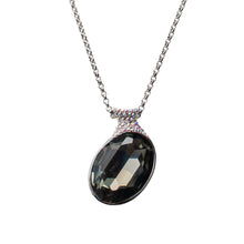 Load image into Gallery viewer, Thunder Dust Swarovski Crystal Necklace