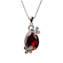 Load image into Gallery viewer, Butterflies in Love Swarovski Crystal Necklace