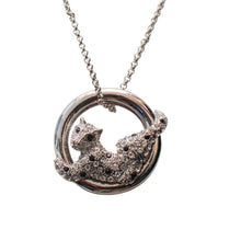 Load image into Gallery viewer, Leopard's Sphere Swarovski Crystal Necklace
