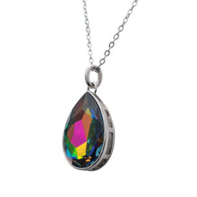 Load image into Gallery viewer, Rainbow Drop Swarovski Crystal Necklace