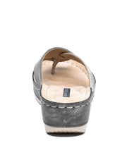 Load image into Gallery viewer, Cute as a Button Wedge Sandal by Good Choice