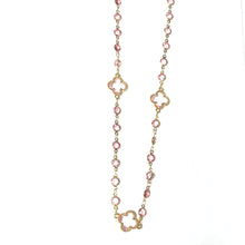 Load image into Gallery viewer, Crystals By The Yards Fleurette Long Necklace