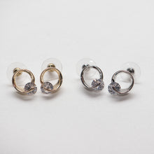 Load image into Gallery viewer, Perfect Touch of Glamour CZ Earrings