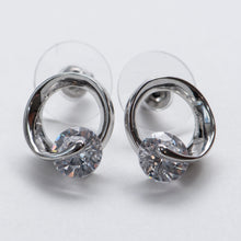 Load image into Gallery viewer, Perfect Touch of Glamour CZ Earrings