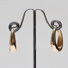 Load image into Gallery viewer, Sleek Elegance Oval Drop Hinge Earrings