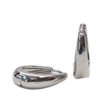 Load image into Gallery viewer, Sleek Elegance Oval Drop Hinge Earrings