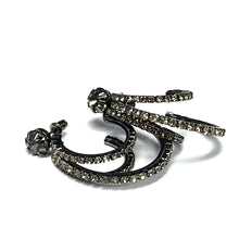Load image into Gallery viewer, Triple Rounded Hoop Earrings