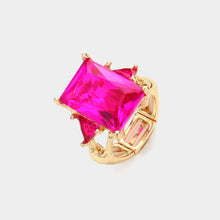 Load image into Gallery viewer, Fabulous Emerald Cut Stretch Ring