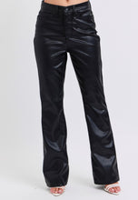Load image into Gallery viewer, Oh My! Good Lord! Vegan Leather High Waisted Boot Cut Pant by Judy Blue