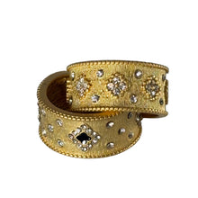 Load image into Gallery viewer, Crystal Studded Crown Open Adjustable Ring