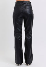 Load image into Gallery viewer, Oh My! Good Lord! Vegan Leather High Waisted Boot Cut Pant by Judy Blue