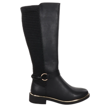 Load image into Gallery viewer, Sophisticated Style Rouged Stretch Back Tall Regular Calf Boot - Margo by Taxi Footwear