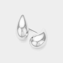 Load image into Gallery viewer, The Liquid Tear Drop Stainless Steel Earrings- Medium