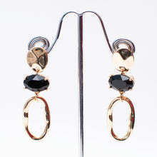 Load image into Gallery viewer, Oval Harmony crystal Dangle Earrings