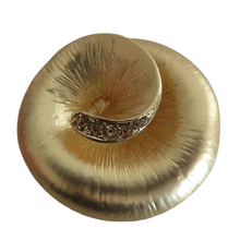 Load image into Gallery viewer, CZ Swirl Magnetic Brooch