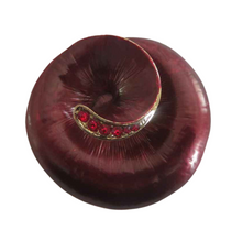 Load image into Gallery viewer, CZ Swirl Magnetic Brooch