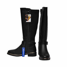 Load image into Gallery viewer, Sophisticated Style Rouged Stretch Back Tall Regular Calf Boot - Margo by Taxi Footwear