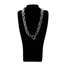 Load image into Gallery viewer, Sensational Multi Twisted Link Necklace with Toggle - 18"