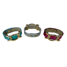 Load image into Gallery viewer, Metallic Glamour Vegan Leather Bracelet