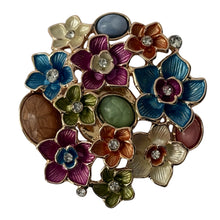 Load image into Gallery viewer, Grandmother's Garden Magnetic Brooch