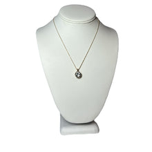 Load image into Gallery viewer, Crystal Rounded Back Pendant Necklace