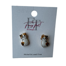 Load image into Gallery viewer, Pretty Little Kitty Earrings