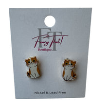 Load image into Gallery viewer, Pretty Little Kitty Earrings