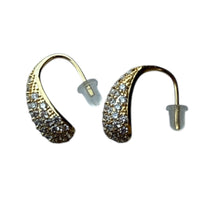 Load image into Gallery viewer, Glistening Dewdrop CZ Earrings